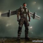 Diseño conceptual del Halcón para Capitán América: El Soldado de Invierno