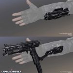 Diseño conceptual del Halcón para Capitán América: El Soldado de Invierno