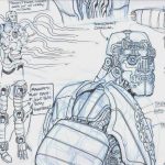 Diseño conceptual de Centinela para X-Men 2