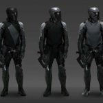 Diseños de soldados de Bolivar Trask para X-Men: Días del Futuro Pasado