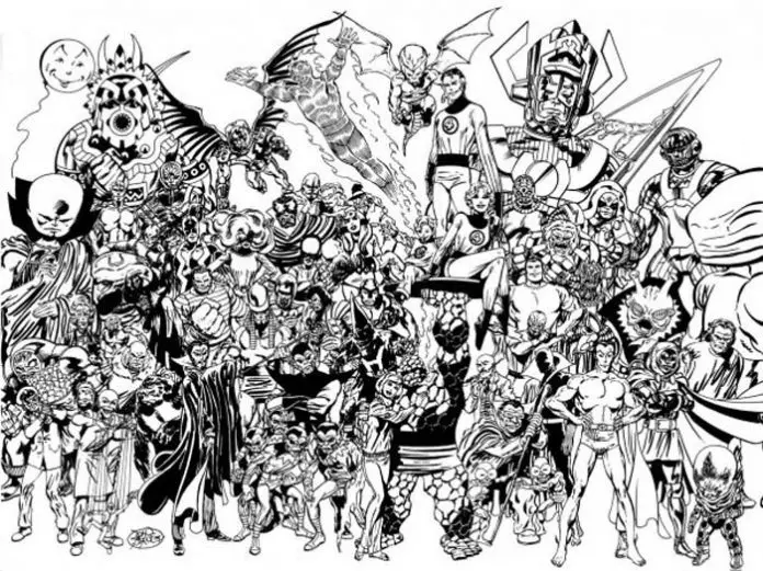 Póster de toda la familia de Los Cuatro Fantásticos