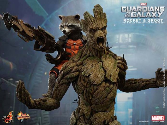 Hoy Toys de Groot y Mapache Cohete basadas en Guardianes de la Galaxia