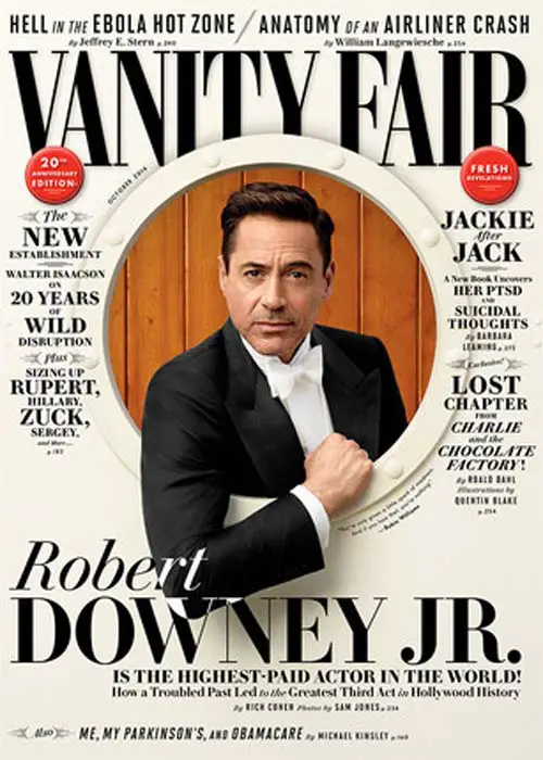 Robert Downey Jr. en Vanity Fair