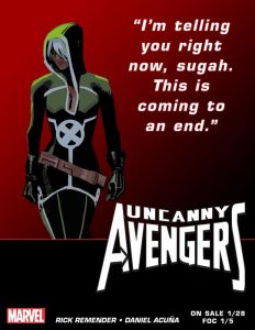 Teaser de Pícara para Uncanny Avengers