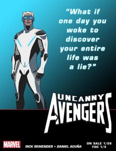 Teaser de Mercurio en Uncanny Avengers