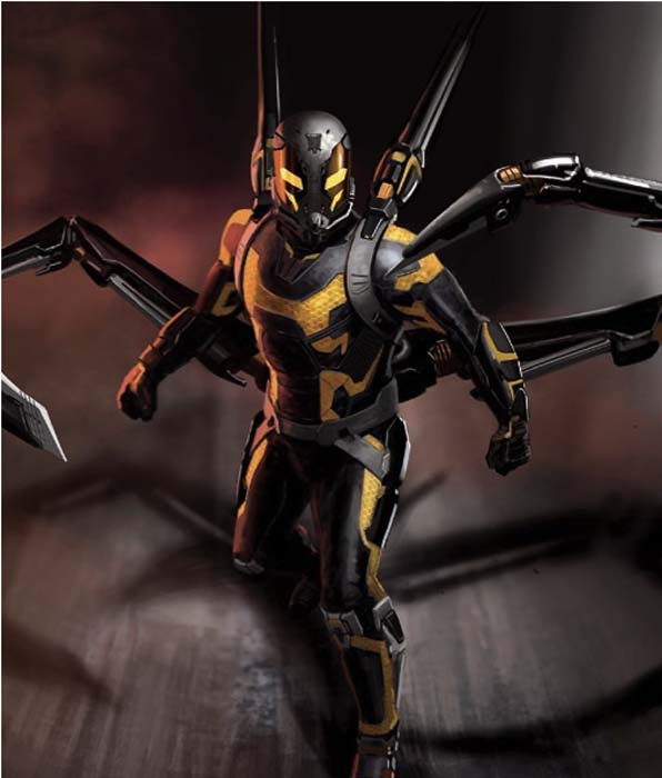 Diseño de Chaqueta Amarilla para Ant-Man