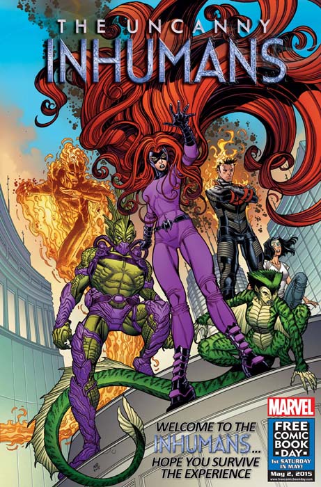 The Uncanny Inhumans para el Free Comic Book Day