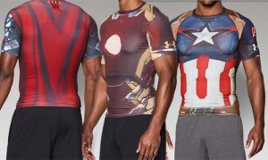 Ropa Under Armour basada en Vengadores: La Era de Ultrón