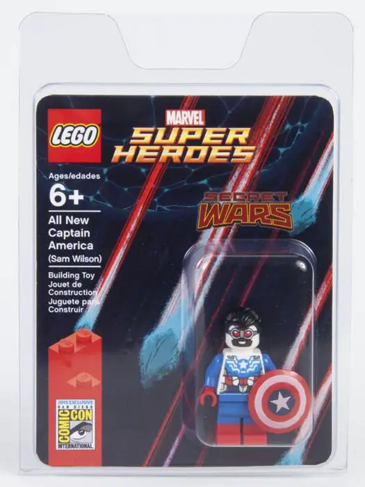 Figura LEGO del Capitán América para la SDCC 2015