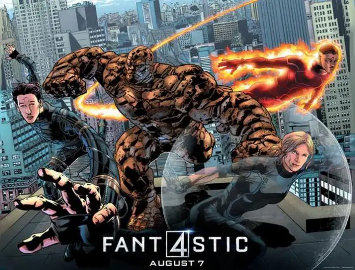 bryan-hitch-cuatro-fantasticos Póster de Cuatro Fantásticos por Bryan Hitch