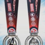 Medalla para el Avengers Super Heroes Half Marathon Weekend