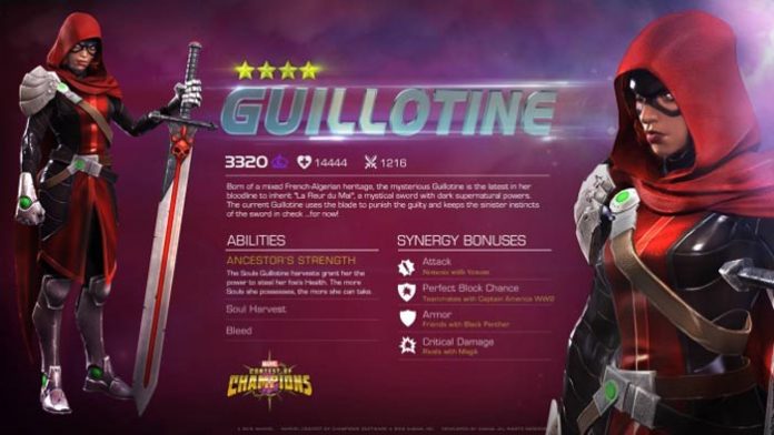 Guillotina en Marvel Contest of Champions