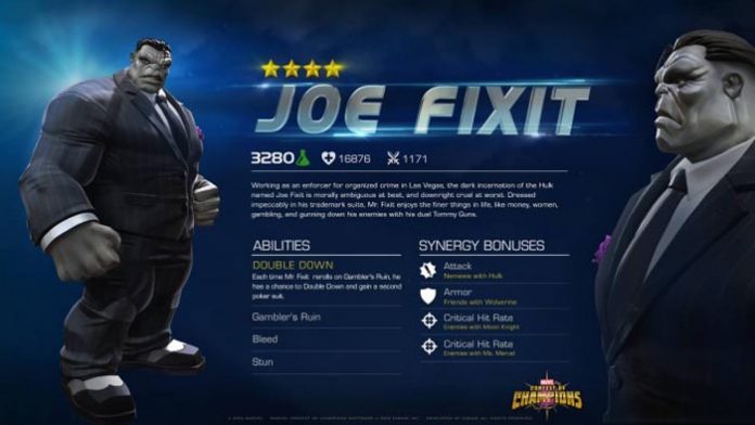 Joe Fixit para Marvel Contest of Champions