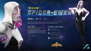 Spider-Gwen en Marvel Contest of Champions