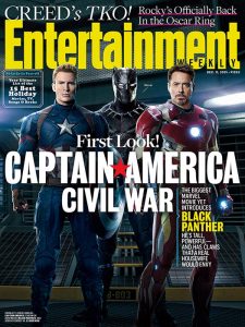 Captain America: Civil War en portada de EW