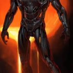 Diseño conceptual de Ultrón para Vengadores: La Era de Ultrón
