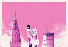 La etapa de Latour y Rodriguez en Spider-Gwen terminará en julio Póster Mondo de Spider-Gwen