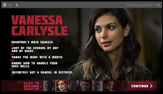 Ficha de Vanessa en Deadpool 2 Ficha de Vanessa en Deadpool 2