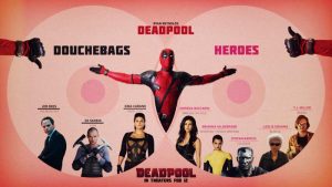 Infografía de personajes de Deadpool