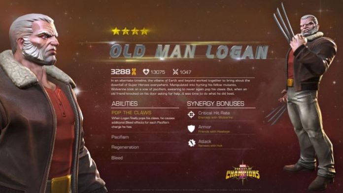 viejo-logan-marvel-contest-of-champions El Viejo Logan en Marvel Contest of Champions