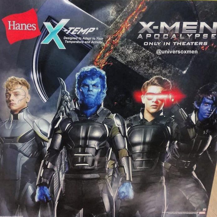 Hanes y X-Men: Apocalipsis