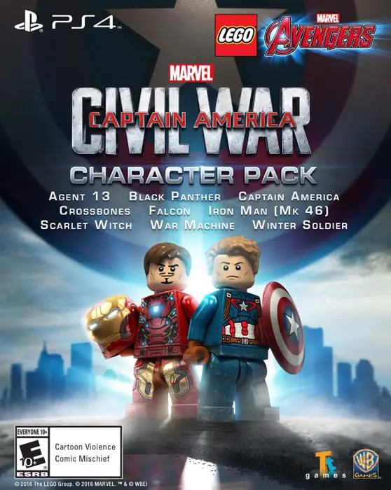 DLC de Capitán América: Civil War para LEGO Marvel Vengadores