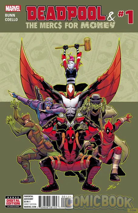 Portada de Deadpool and the Mercs for Money Nº 1