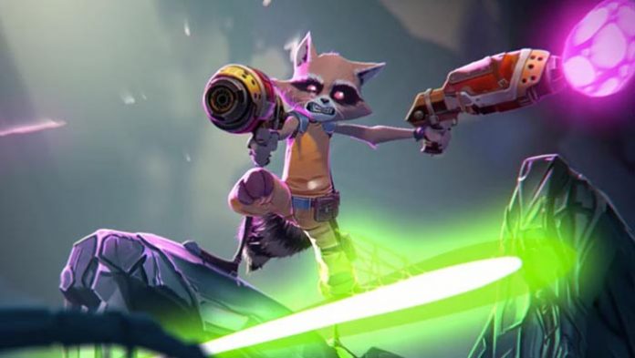 marvel-animacion-mapache-cohete Mapache Cohete de animación