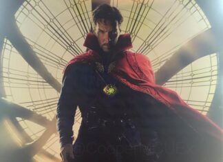 Nuevo póster de Doctor Strange visto en un cine Póster de Doctor Strange