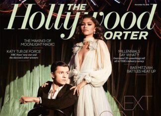 Zendaya habla sobre el romance entre MJ y Peter Parker en el UCM Tom Holland y Zendaya en portada de THR