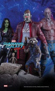 Promo figuras Hot Toys de Guardianes de la Galaxia Vol. 2