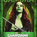 Póster de Gamora en Guardianes de la Galaxia Vol. 2