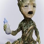 Diseño de Bebé Groot para Guardianes de la Galaxia Vol. 2