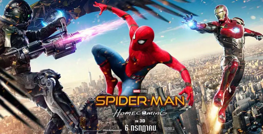 Espectacular valla publicitaria de Spider-Man: Homecoming