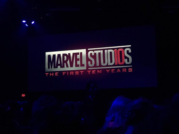 Logo Marvel Studios 10º aniversario