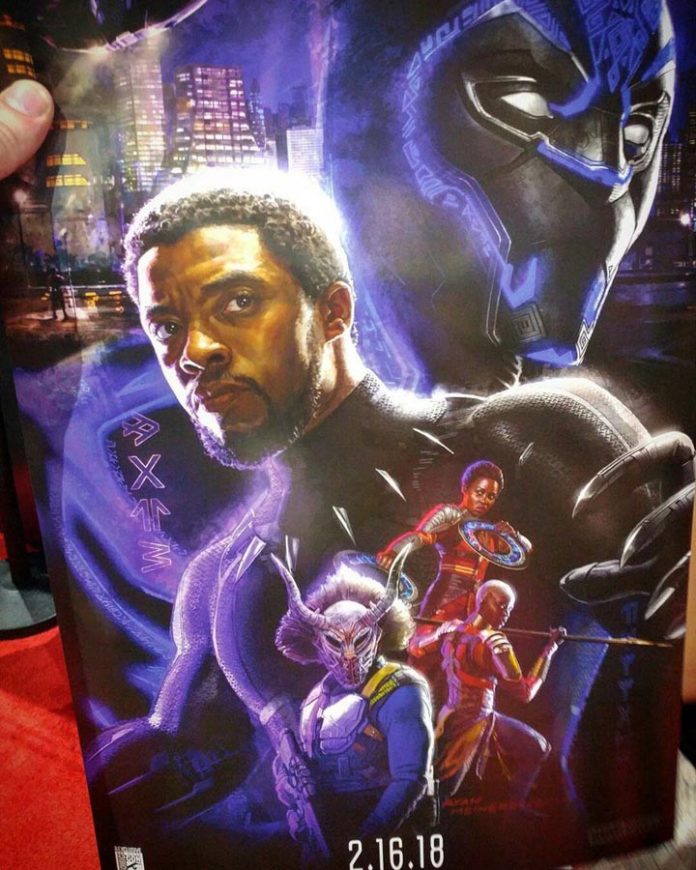 Póster de Black Panther para la SDCC 2017