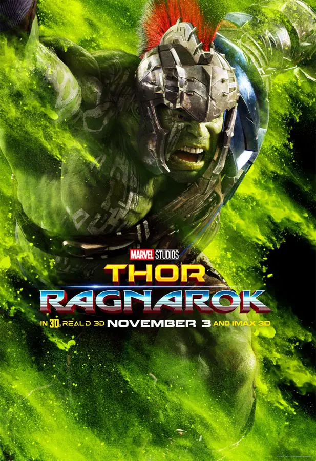 Diseños alternativos de Hulk con diferentes peinados para Thor: Ragnarok