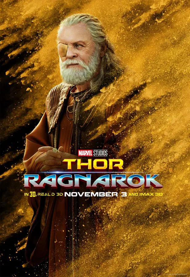 Póster de Odín en Thor: Ragnarok