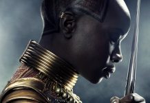 Danai Gurira actualiza el estado de la serie spin-off de Black Panther Póster de Okoye en Black Panther