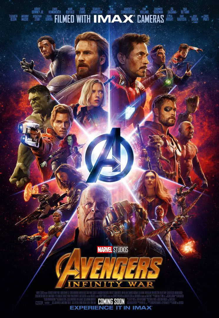 Póster IMAX de Vengadores: Infinity War