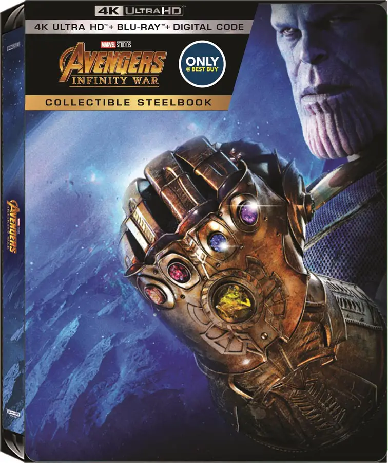 Blu-ray de Vengadores: Infinity War para Best Buy