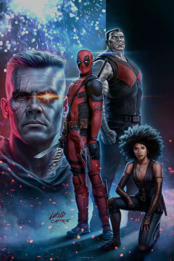 Rob Liefeld recrea la portada de New Mutants Nº 98 para Deadpool 2