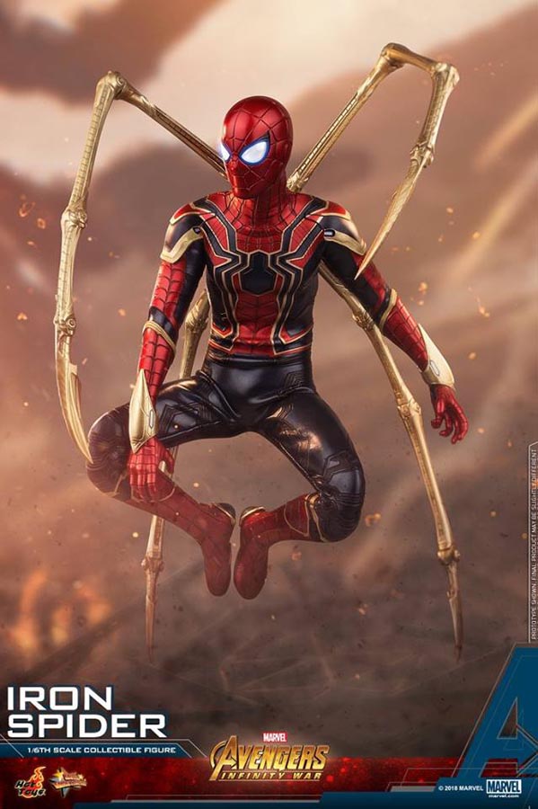Figura Hot Toys de Iron Spider de Vengadores: Infinity War
