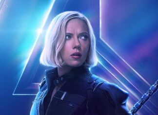 Póster de la Viuda Negra para Vengadores: Infinity War