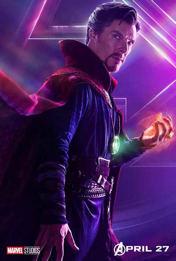 Póster del Doctor Extraño para Vengadores: Infinity War