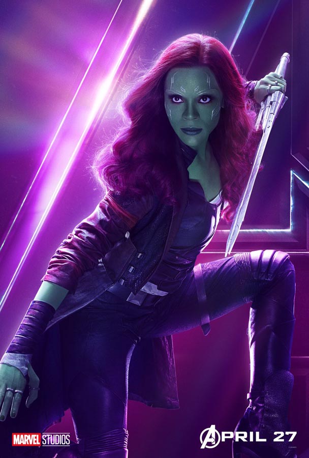 Póster de Gamora para Vengadores: Infinity War