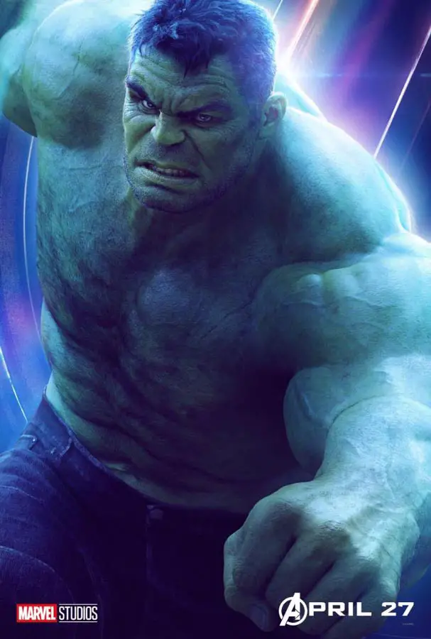 Póster de Hulk para Vengadores: Infinity War