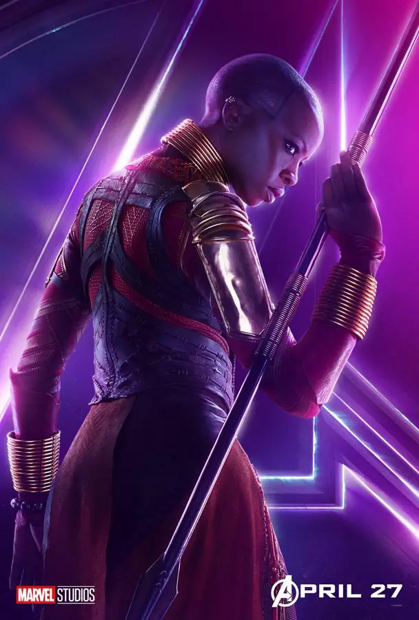 Póster de Okoye para Vengadores: Infinity War