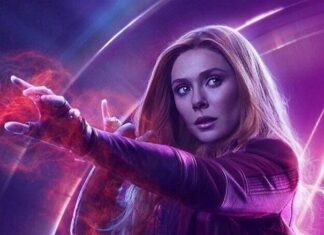 Elizabeth Olsen habla sobre enterarse del final de Vengadores: Infinity War Póster de la Bruja Escarlata para Vengadores: Infinity War