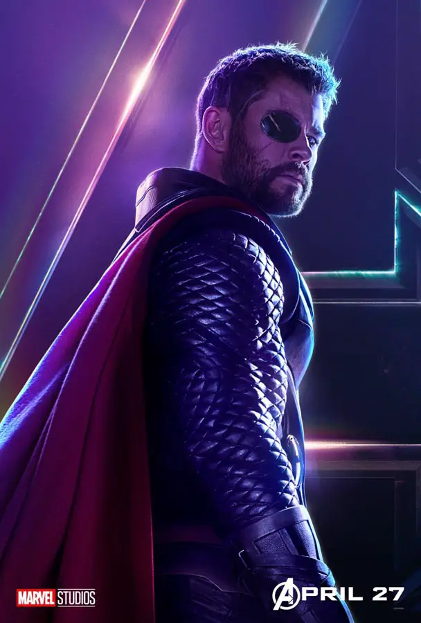 Póster de Thor para Vengadores: Infinity War